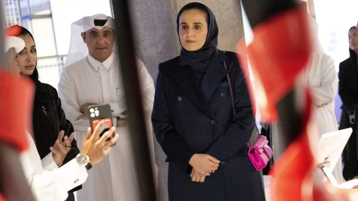 HE Sheikha Al Mayassa bint Hamad bin Khalifa Al Thani inaugurated the Zwara: focus on the ‘Forever Valentino’ Exhibition at M7