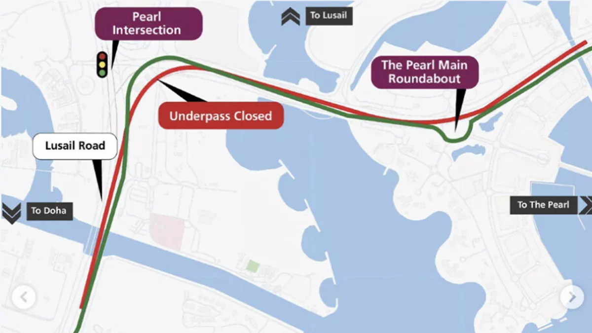 Pearl Interchange tunnel will be temporarily closed for 4 hours each day from 1 to 3 August 