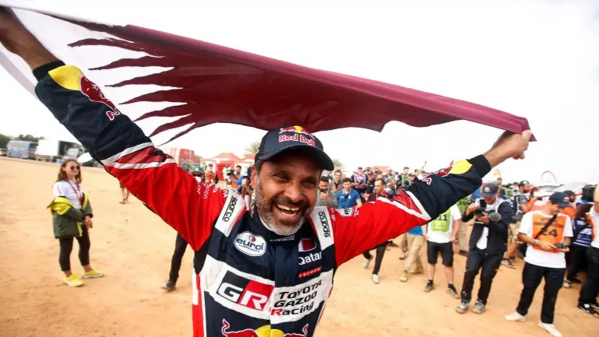 Dakar Rally car crown won by Qatar's Nasser Al-Attiyah for the fifth tme