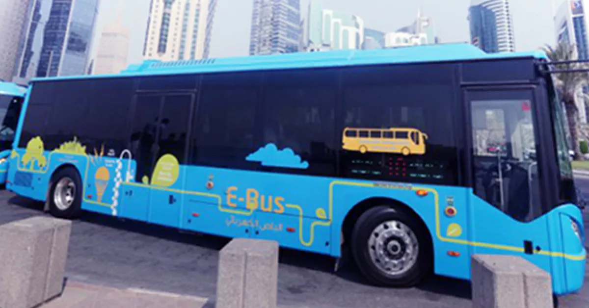 Qatar's public transportation system will be transformed to 100% electric