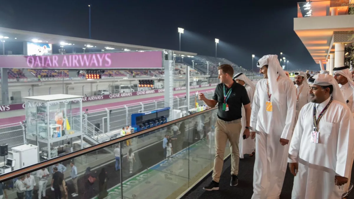 Formula 1 Qatar Airways Qatar Grand Prix 2023 at the Lusail International Circuit was attended by The Amir HH Sheikh Tamim bin Hamad Al Thani