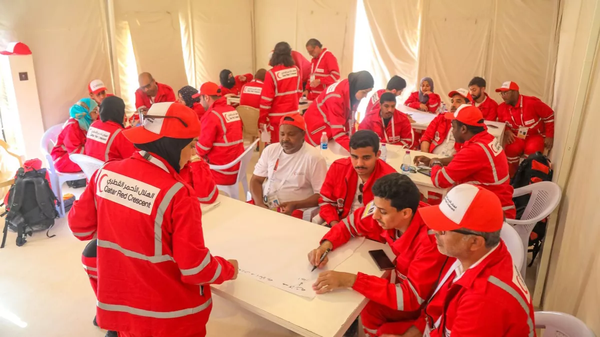 9th Disaster Management Camp; fourth day explained the daily training programme and assigning teams and tasks