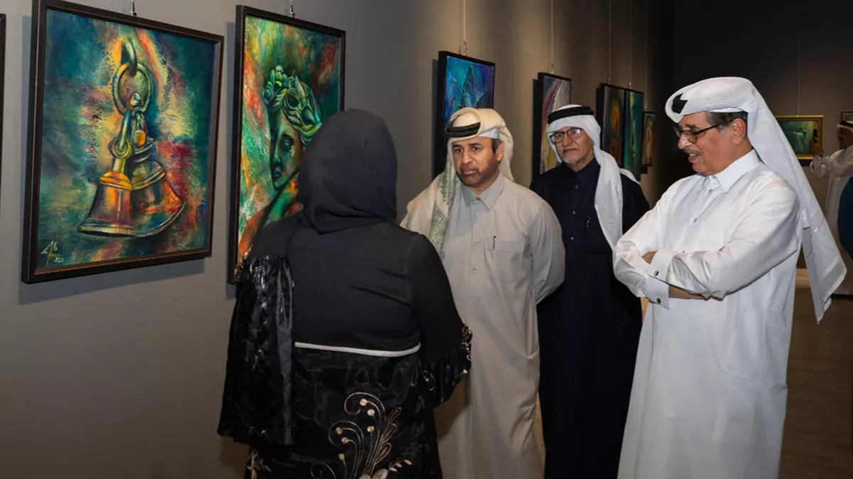 Katara opens two art exhibitions - 'Acrylic Pouring Exhibition 2', 'Divine Horses'