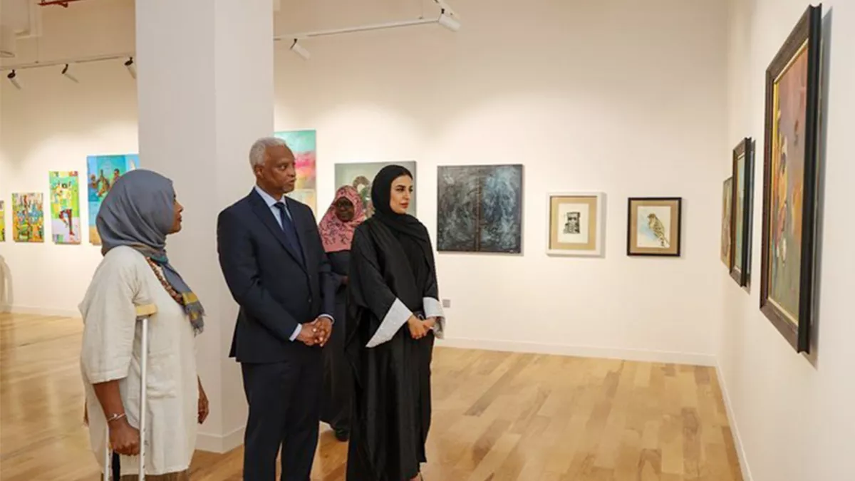 “Sudanese Rewaq Exhibition”; featuring paintings by Sudanese artists opened by Katara