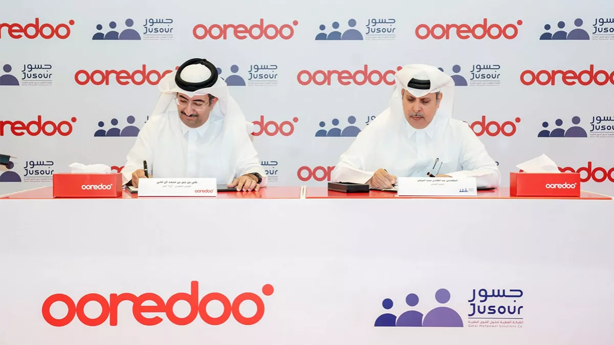 Ooredoo partners with Jusoor to enhance the development and diversification of Qatar’s workforce