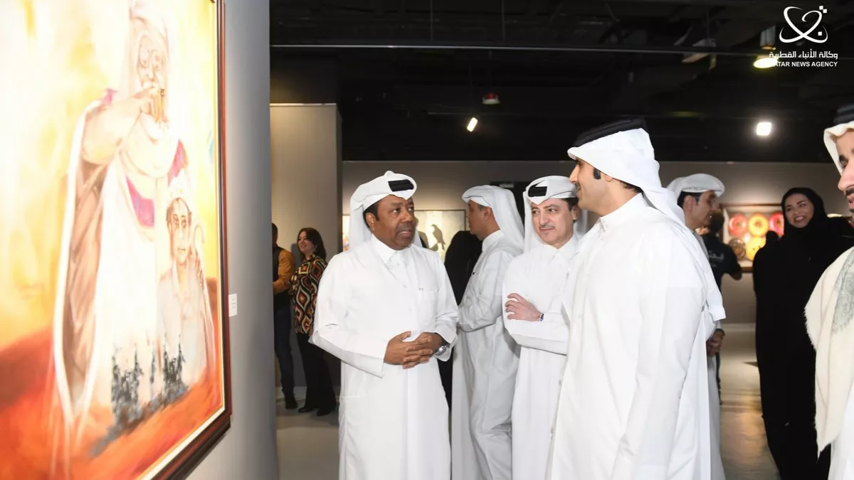 'From Qatar 2023' art exhibition, opened: displays artworks by 72 Qatari and resident artists 