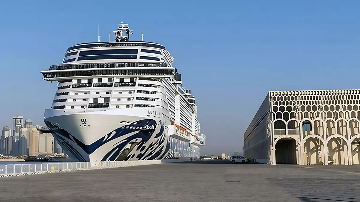 Over 4,000 cruise passengers arrived at Doha Port on board the MSC Euribea 