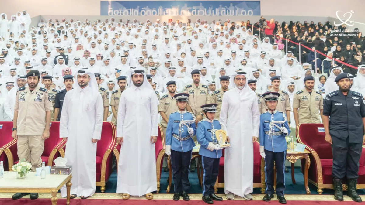 Minister of Sports and Youth H E Salah bin Ghanim Al Ali praised the Police Officers of Tomorrow programme organised by the Police Academy 