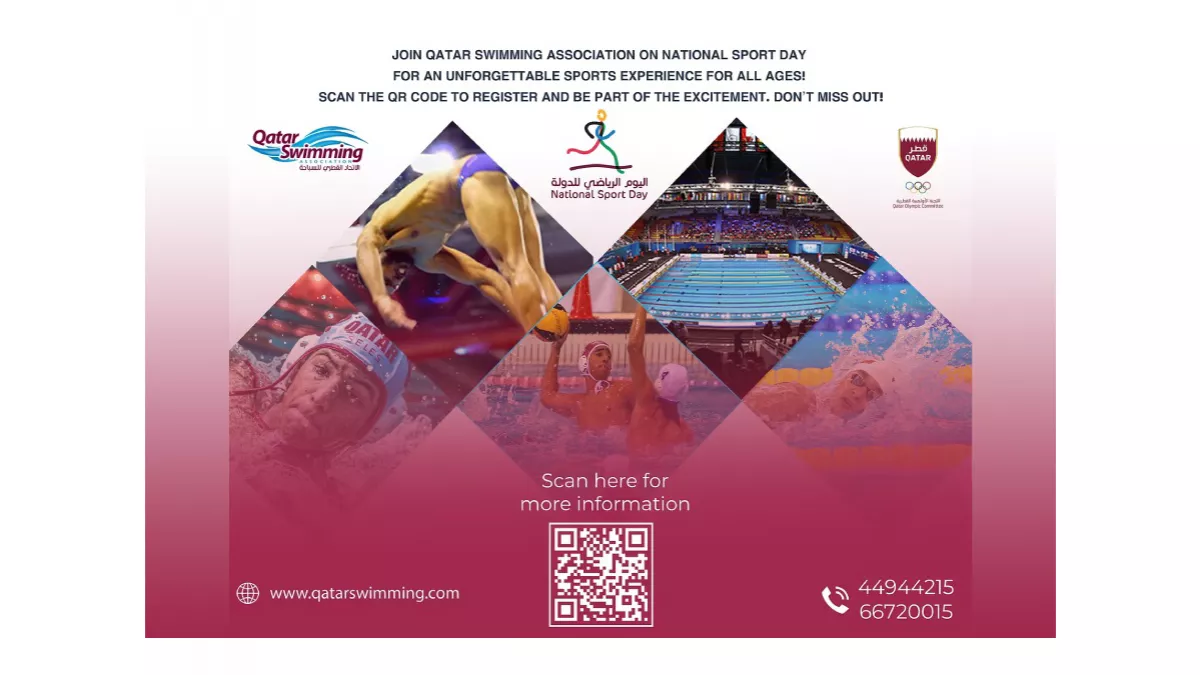 National Sport Day with Qatar Swimming Association on February 11