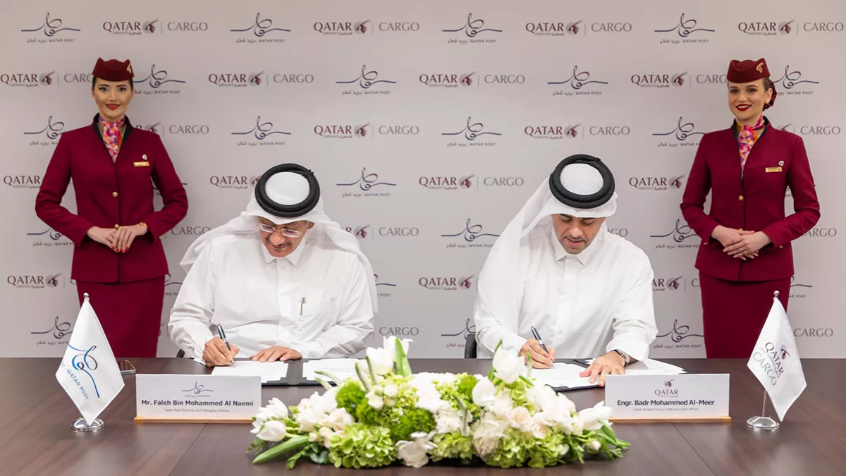 Qatar Airways Cargo and Qatar Post signed agreement to enhance postal activities and mail transportation to and from Doha