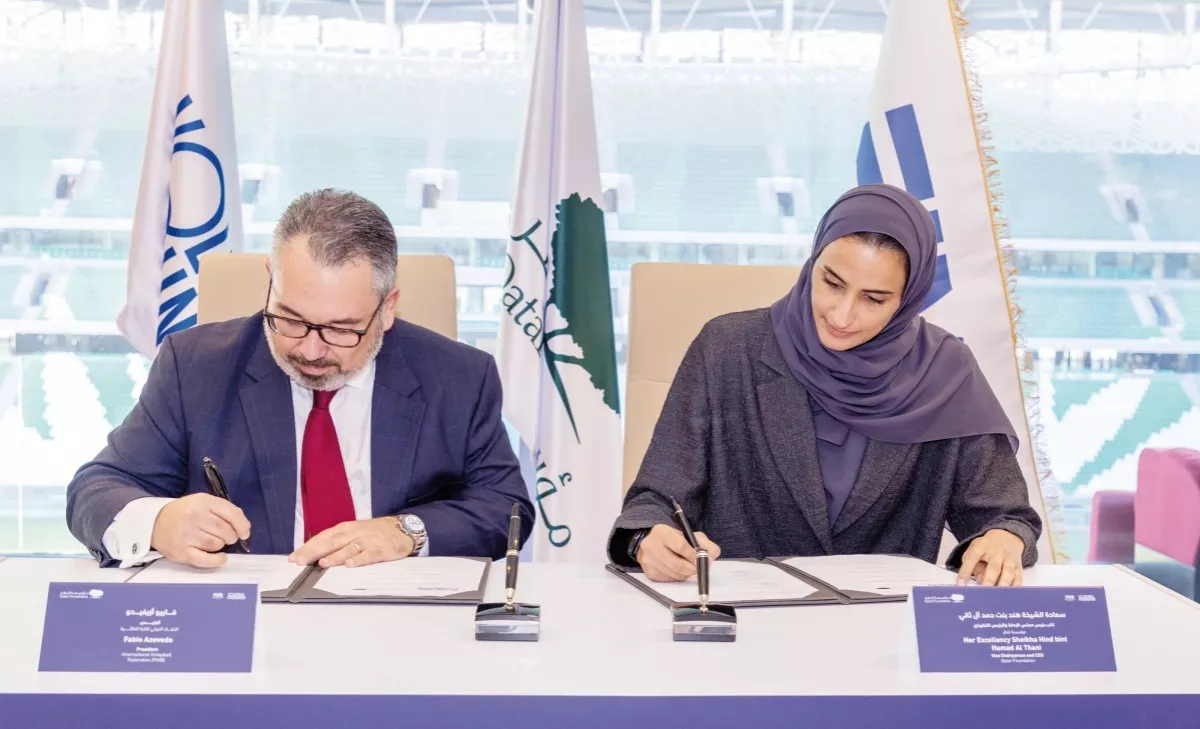 Qatar Foundation, FIVB and FIVB Volleyball Foundation joins to promote volleyball 