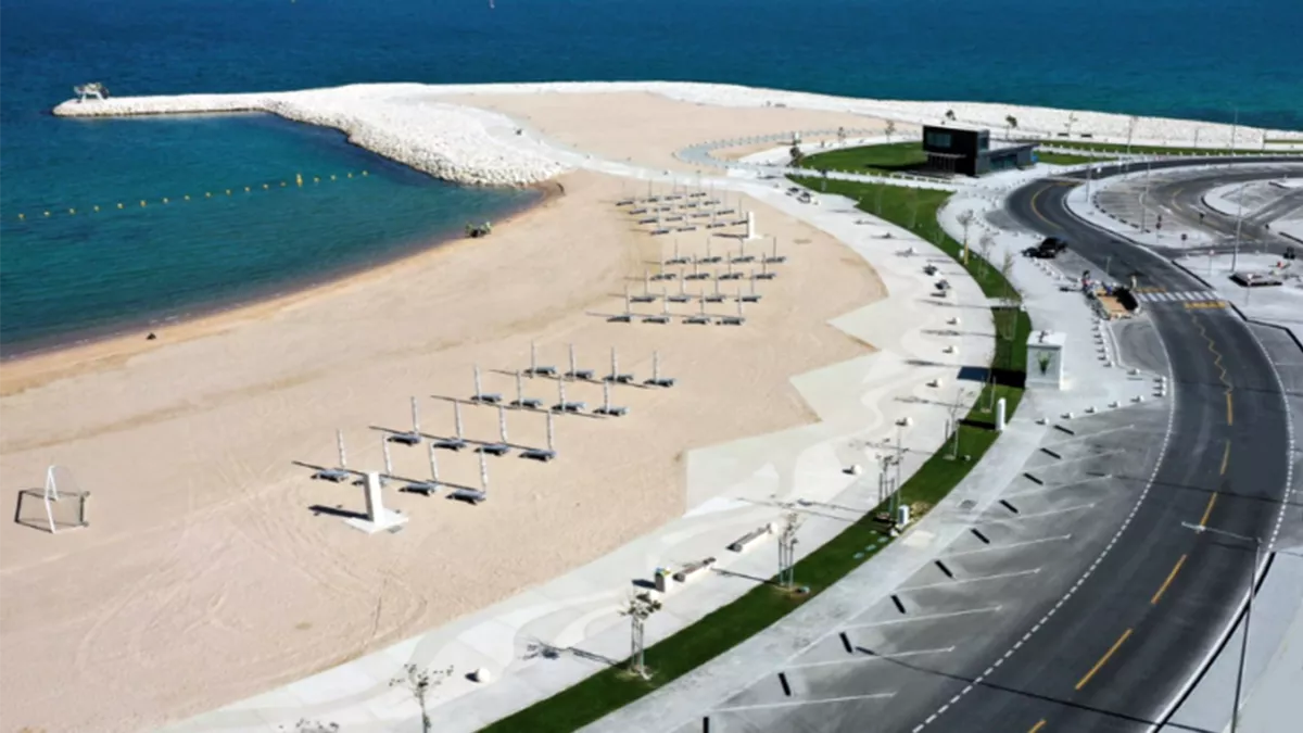Completion of Ras Bu Abboud beach announced by Ashghal Qatar