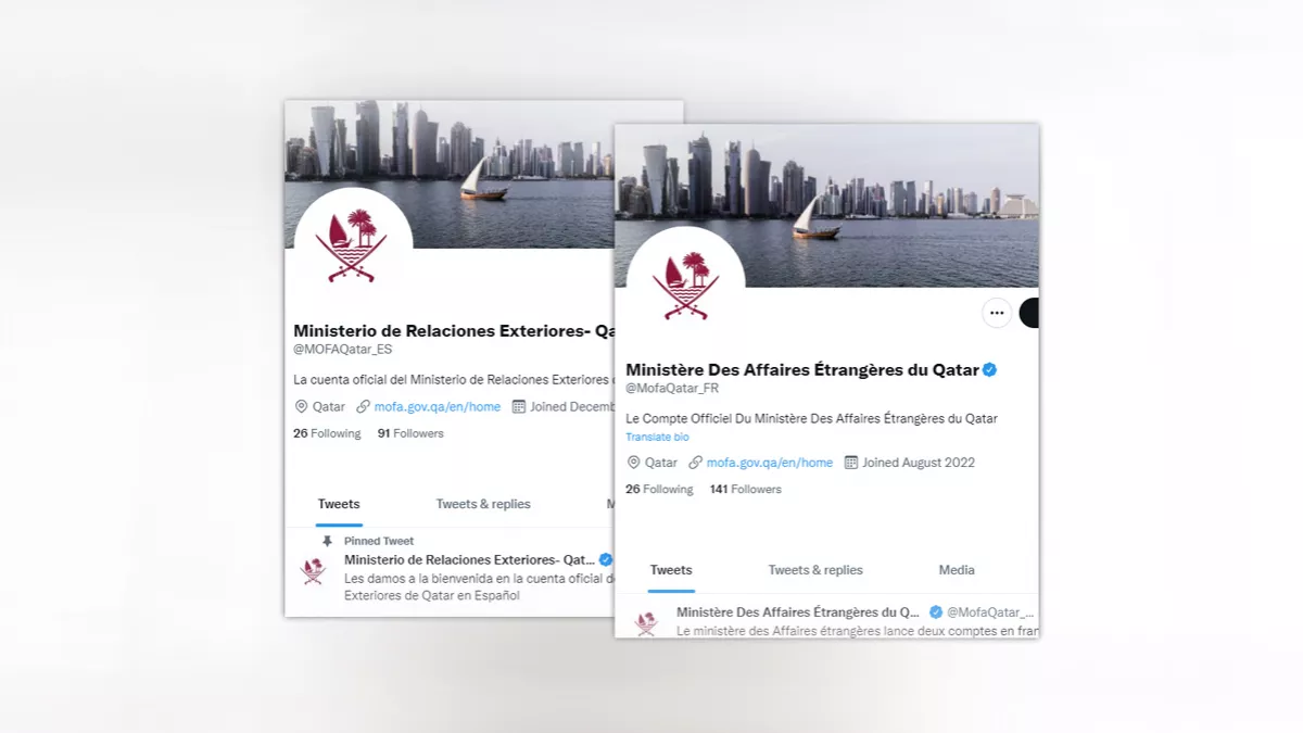 The Ministry of Foreign Affairs has launched Twitter and Instagram accounts in French and Spanish