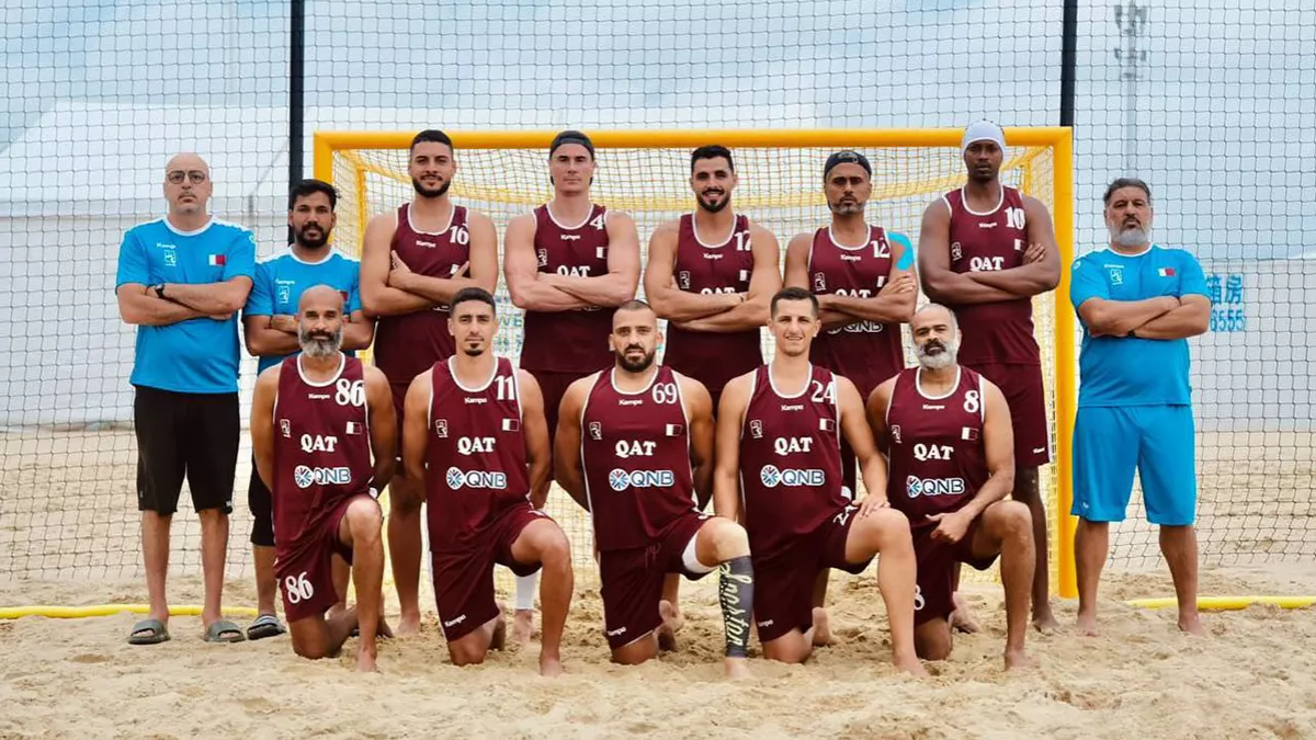 Qatar beach handball team confirms their place in next year's World Games