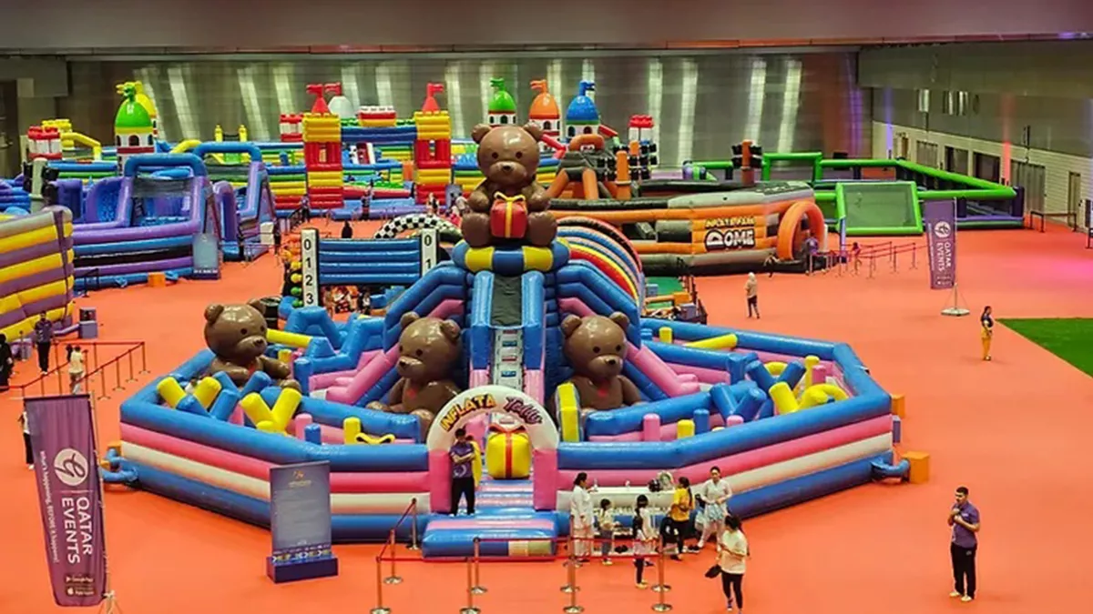 World’s largest inflatable indoor event - Inflata City made its debut in Qatar drawing thousands of visitors