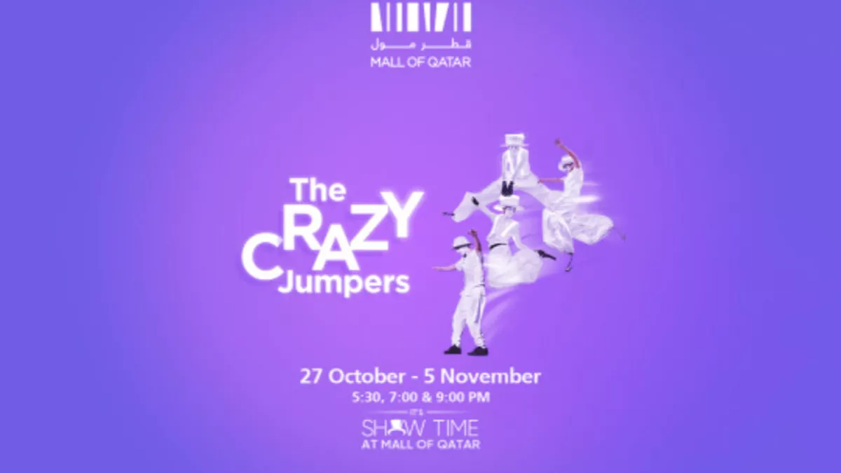 The Fantastic performance of the Crazy Jumpers at Mall of Qatar