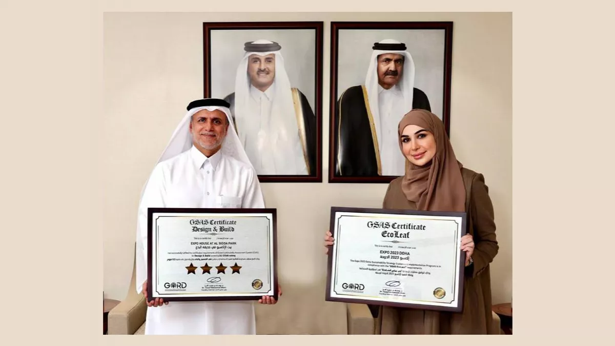 Expo House and International Horticultural Expo 2023 Doha Qatar have received GSAS certification 