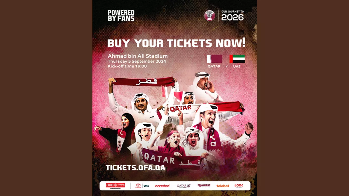 Tickets are now available for Qatar’s first game in the final qualifying phase for the FIFA World Cup 2026 