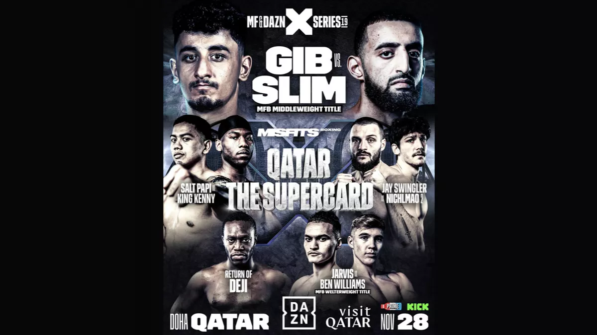 Gib and Slim will square off at ‘Qatar: The Supercard’ on November 28 at Lusail Sports Arena