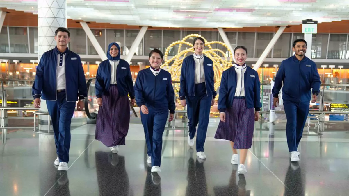 Hamad International Airport unveiled its new uniform for customer service team