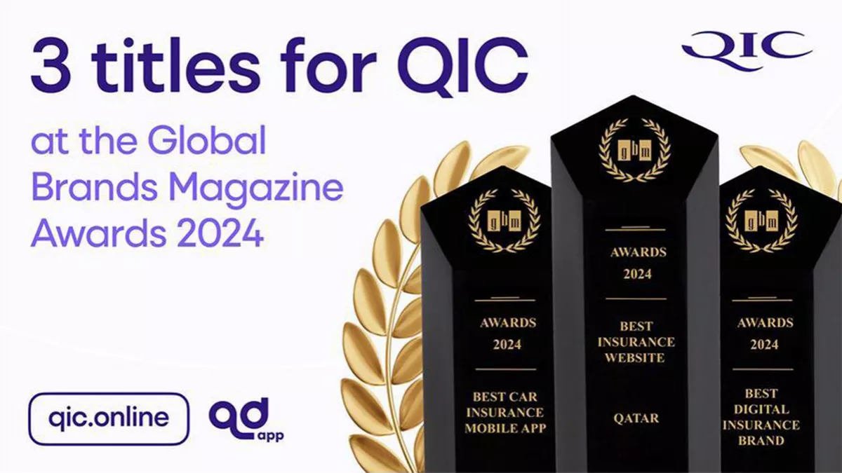 Qatar Insurance Company received three titles at Global Brands Magazine Awards 2024