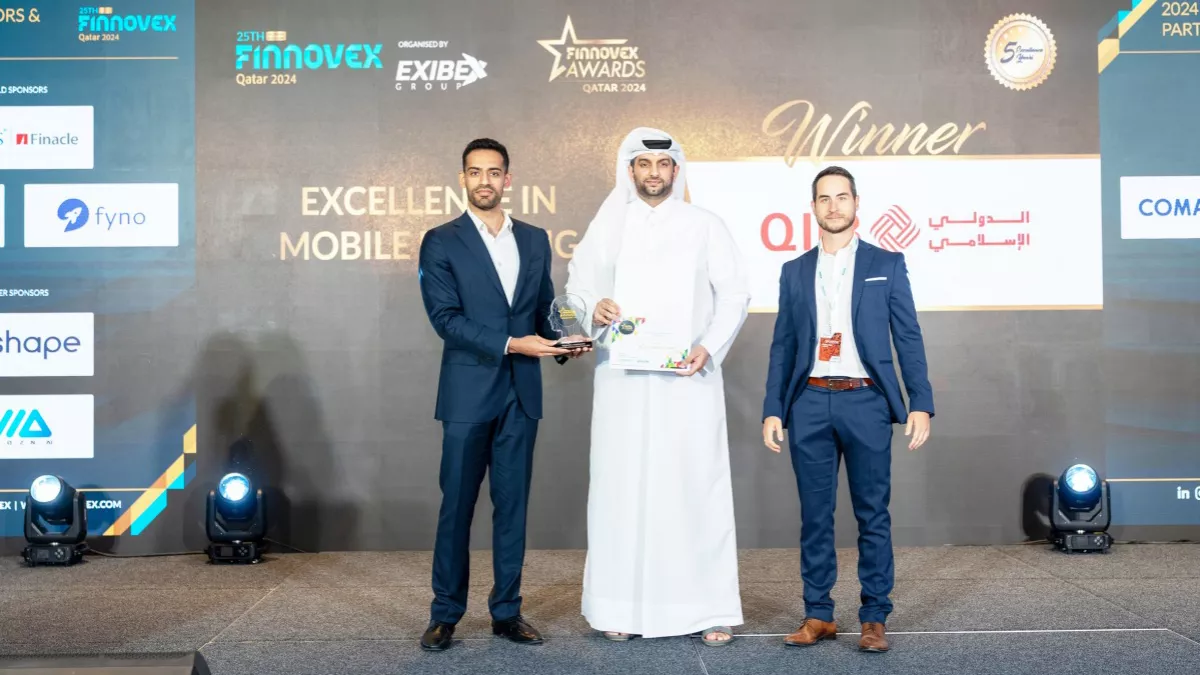 QIIB received the ‘Excellence in Mobile Banking’ Award at Finnovex Qatar 2024