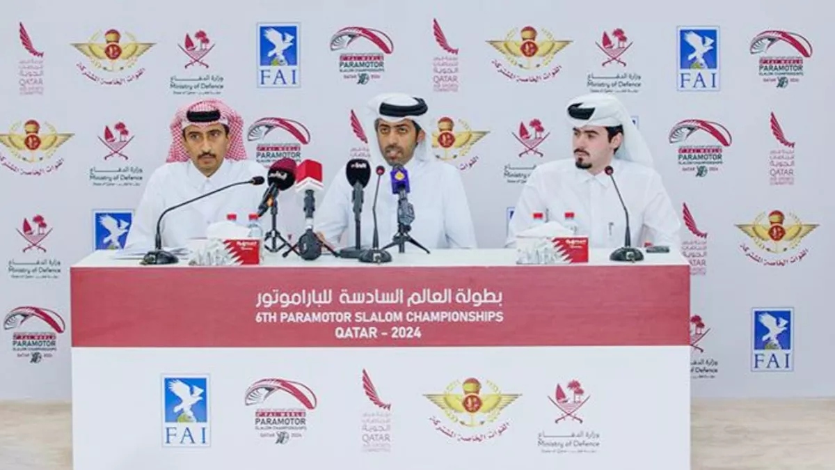 Qatar Air Sports Committee announced that they will be hosting the sixth FAI World Paramotor Slalom Championship for the first time in the Middle East
