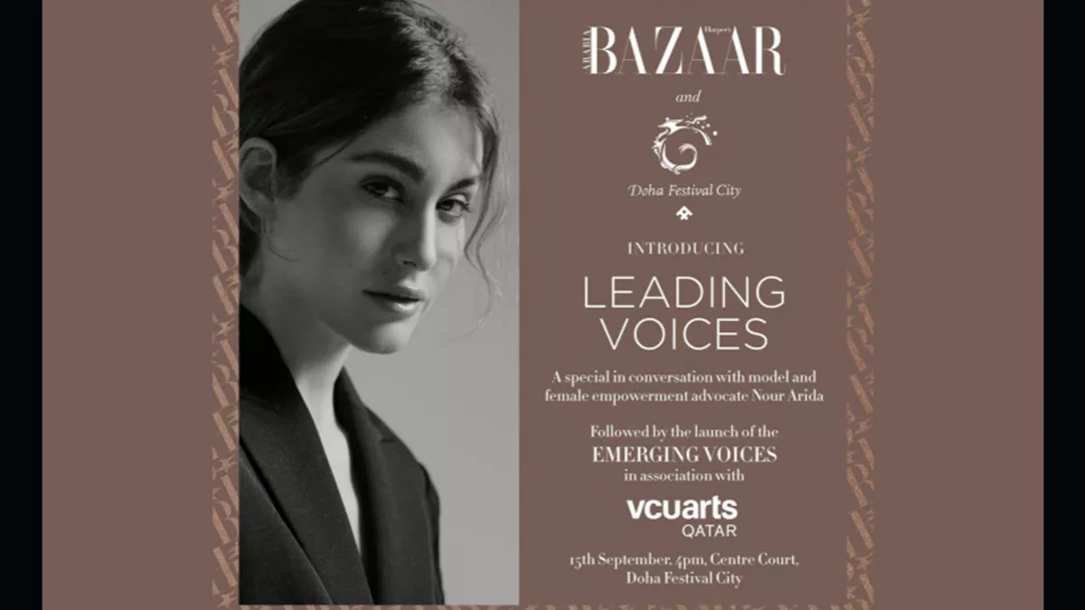 "Emerging Voices" Fashion event on September 15 at Doha Festival City