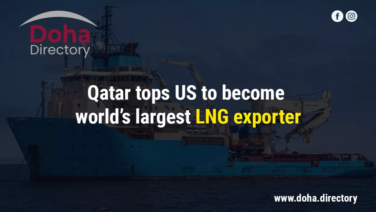 Qatar Reclaims Crown From U.S. as World’s Top LNG Exporter