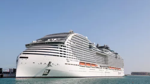 MSC World Europa arrived at Doha Port