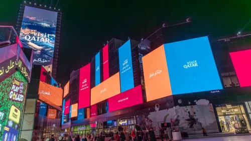 Qatar Tourism took centre stage in a special activation at Riyadh Boulevard highlighting “Hayyakum Qatar’ campaign