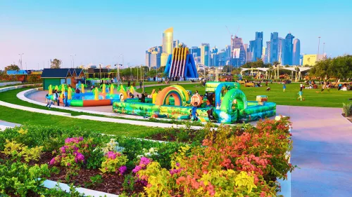 Mega Park Carnival will take place in Qatar for the first time this month at the scenic Al Bidda Park