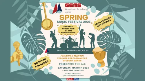 Spring Music Festival 2023 at GEMS American Academy on 4th March