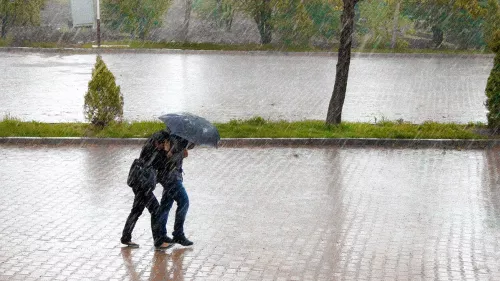 Efficient measures of the Rain emergency team in place to handle the rain affected areas of Qatar 