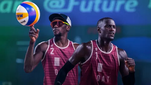 19th Asian Games Hangzhou : Team Qatar's Ahmed Tijan Janko and Cherif Younousse Samba, secure quarter-finals 