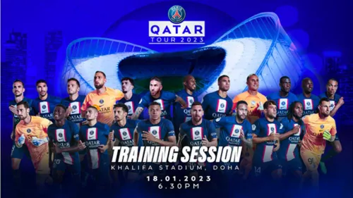 PSG training session at Khalifa’s International Stadium on January 18 open for fans; Tickets on sale