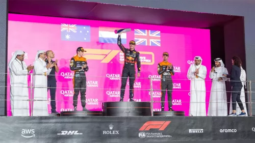 Max Verstappen, the Belgian-Dutch driver for Red Bull, won the Formula 1 Qatar Airways Qatar Grand Prix on Sunday