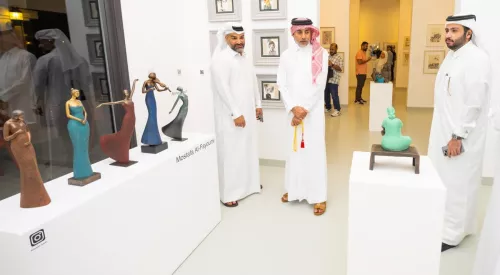 Al Markhiya Gallery opened the second part of the art exhibition “Networks” at its headquarters in Katara Art Center 