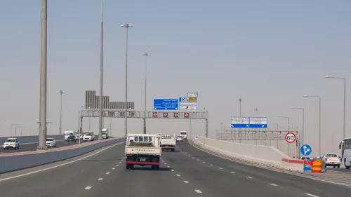 Ashghal announced the inauguration of Street 33 in Industrial Area after upgrading and converting it into an expressway