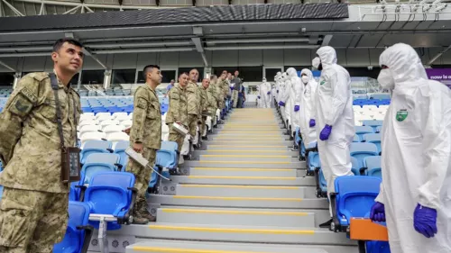 Security inspection at FIFA World Cup stadiums by CBRN and  Security Committee