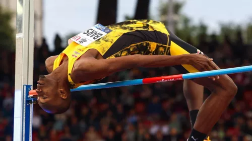 Qatar’s Mutaz Essa Barshim roars to the title at the Zurich Diamond League meet at the Letzigrund Stadium of Budapest World Championships 