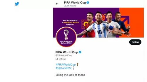 Twitter activates official hashflags to join the FIFA World Cup Qatar 2022 extravaganza