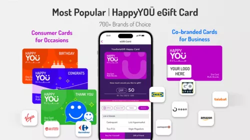 Download YOUGotaGift; Access to digital gift cards from over 700 directly integrated brands