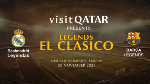 Legends El Clasico: Real Madrid vs Barcelona in Qatar on November 28