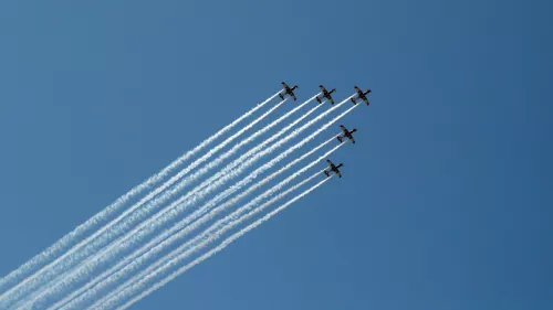 Execution of Air show at West Bay and Doha Corniche on Saturday