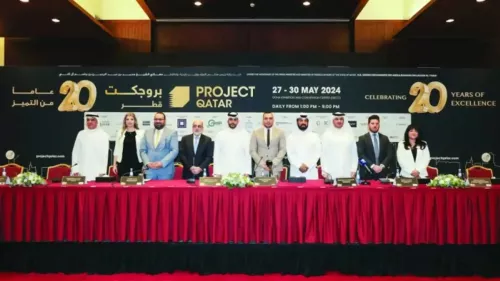 20th edition of the Project Qatar will kick off at the Doha Exhibition and Convention Centre on May 27