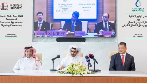 Sinopec seals 27-year 4 MTPA LNG supply agreement with Qatar