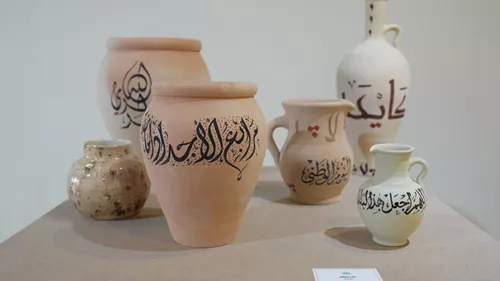 Souq Waqif Art Center organized an art exhibition to mark the Qatar National Day 