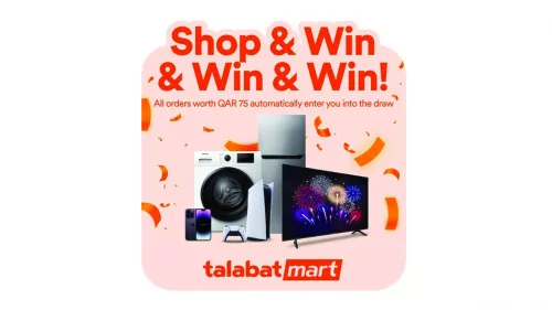 talabat mart announces its first-ever "Shop & Win" raffle draw, set to begin August 1st 