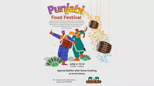 Punjabi Food Festival will be held at Bombay Balti from June 4